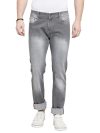 Billford Men Comfortable Stretchable Casual Denim Jeans Grey Size 32 Slim Fit Mid Rise Flat Front Full Length Modern & Fashionable for Casual Wear Comfort and Flexibility