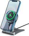 RAEGR RG10215 MagFix Arc M1320 15W Foldable Mag-Safe Compatible Wireless Charger, Magnetic Wireless Charging Pad Compatible with Mag-Safe Charging Pad