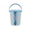 Nayasa Army Pedal Bin- 11.5 Ltrs | Dustbin with Lid | Garbage Waste Bin with Handle | For Kitchen – Bathroom | Strong & Durable | Blue