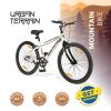 Urban Terrain Galaxy 24T High Performance MTB Cycle for Men with Complete Accessories 24 T (inch) Road Cycle(Single Speed, White, Rigid)