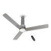 Havells 1200mm Elio Prime BLDC Ceiling Fan | Remote Controlled, High Air Delivery Fan | 5 Star Rated, Upto 60% Energy Saving, 2+1* Year Warranty | (Pack of 1, Slate Mist) Grey