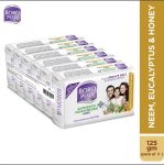 BOROPLUS Antiseptic And Moisturising Toilet Soap With Neem,Eucalyptus And Honey| 125GEach(8 x 125 g)
