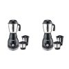 Lifelong LLMG23 Power Pro 500-Watt Mixer Grinder with 3 Jars (Liquidizing, Wet Grinding and Chutney Jar), Stainless Steel blades, 1 Year Warranty (Black) (Pack of 2)