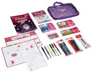 Cello ColourUp Space Travel Kit | Includes 12 Clay Strips, Wax Crayons, Oil Pastels, Coloured Pens, Glitter Pens, Markers, Highlighter, Mini Sketch Pens & DIY Kit | Perfect for Kids’ Birthday Gift