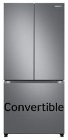 Samsung 550 L, Convertible, Digital Inverter, Frost Free French Door Refrigerator (RF57A5032S9/TL, Silver, Refined Inox)