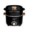 Pigeon by Stovekraft Everyday Plus Multi-Cook Kettle,1000 Watts,2.5 Litre, used for Boil, Brew, Cook & Serve All in One (Black)
