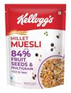 Kellogg’s Millet Muesli with 84% Fruit, Seed & Multigrain 500g | High in Fibre | Multigrain Breakfast Cereal