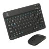pTron Keyvo KW4 Wireless Keyboard & Mouse Combo Set, Ultra-Slim Keyboard w/ 78 Keys, Multimedia Keys, BT Mouse w/ 1600 DPI Precision Optical Sensor, Compatible with Tablets/Smartphones/PC (Black)