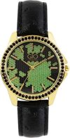 Gio Collection Analog Black/Green Dial Women’s Watch