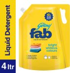 Godrej Fab For Machine | Fresh Liquid Detergent(4 L)