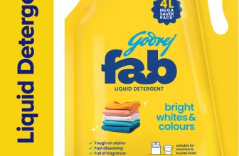 Godrej Fab For Machine | Fresh Liquid Detergent(4 L)