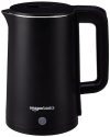 amazon basics 1.5 Liter Cool Touch Electric Kettle| 1350 Watt|Stainless Steel Body|Auto Cut-Off|Triple Safety Protection(Black)