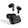 pTron Basspods P251+ TWS Earbuds w/ 50Hrs Playtime, 12mm Drivers, Dual HD Mic & AI-ENC Calls, Movie Mode, Touch Controls, in-Ear Bluetooth 5.1 Wireless Headphones, Type C Charging & IPX4 (Jet Black)
