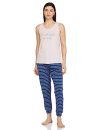 Amazon Brand – Symbol Women’s Cotton Casual Pajama Set (SBSS22WSPSET904_Lilac & Navy_M)