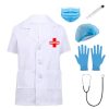 Rudra Fancy Dress Doctor coat for kids nurse costumes for kids fancy dress costumes for boys & girls fancy dress competition for age group 3 to 12 yrs