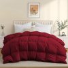 BEDDY FUSION Heavy Winter 600 GSM Comforter Single Size (60″X90″) – 600 GSM Microfiber Super Soft Fluffy for Winter Comforter/Rajai/Duvet/Blanket Single Size – Burgundy Color