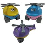 HighRoof Unbreakable Helicopter Strong and Durable Vehicle Ideal Gift for Kids (Color May Vary, Pack of 1 Pcs)