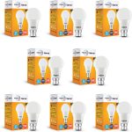 Wipro 10 W Basic Standard B22 LED Bulb(White, Pack of 8)