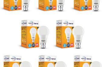 Wipro 10 W Basic Standard B22 LED Bulb(White, Pack of 8)
