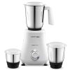 Voltas Beko, A Tata Product Powerfull 500 W Mixer Grinder with GrindX Technology (G5003HP-WH | 3 Jars | White)