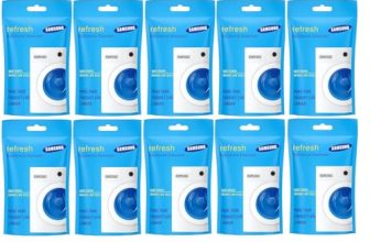 SAMSUNG APPLIANCE DESCALER Washing Machine Drum Cleaning Powder Descaling Powder For Top & Front Load Samsung Washing Machine (Washing & Drum Cleaner) Scale Remover, 100 Gms (Pack Of 10)