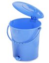 Fun Homes Plastic Dustbin Garbage Bin with Handle (10 Liters, Blue, Fun0294)