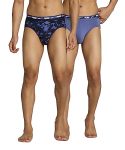 Puma Men’s Cotton Classic Regular Solid Briefs (Pack of 2) (67648001_Peacoat-Marlin_L)