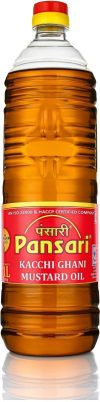 Pansari Kacchi Ghani Mustard Oil Plastic Bottle(1 L)