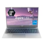 Acer Aspire Lite, Intel Core i5 13th Gen – 1334U, 16GB RAM, 512GB SSD, Full HD 15.6″/39.62 cm, Windows 11 Home, MS Office, Steel Gray, 1.59 KG, AL15-53, Metal Body, Thin and Light Premium Laptop