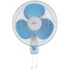 RR Signature Centaur 400 MM Wall Mount Fan For Home & Kitchen | 90 Degree Silent Oscillation | High Air Delivery | 3 Speed Setting |2 Year Warranty 【White-Blue】