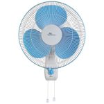 RR Signature Centaur 400 MM Wall Mount Fan For Home & Kitchen | 90 Degree Silent Oscillation | High Air Delivery | 3 Speed Setting |2 Year Warranty 【White-Blue】
