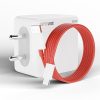 OnePlus 80 W SuperVOOC 7.3 A Wall Charger for Mobile with Detachable Cable(White, Red, Cable Included)