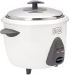BLACK+DECKER BXRC1002IN Electric Rice Cooker(1 L, White)