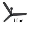 atomberg Renesa Smart 1200mm BLDC Ceiling Fan with IoT & Remote | Energy Efficient Ceiling Fan | Ceiling fan for Living Room | High Air Delivery with LED Indicators (Pebble Grey)