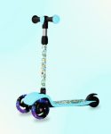 Miss & Chief Bolt – 3 Wheel Scooter for Kids, Lightweight|Foldable & Adjustable Height(Blue)