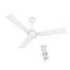 Havells 1200mm Artemis BLDC Motor Ceiling Fan | 5 Star, Remote Control, 100% Copper, Upto 60% Energy Saving | Winner of National Energy Conservation Award (2021) | (Pack of 1, White)