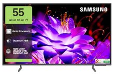 Samsung 138 cm (55 inches) Vision AI 4K Ultra HD Smart QLED TV QA55QEF1AULXL