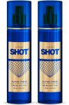 LAYER’R Shot Alpine Fresh Long Lasting Fragrance Body Spray (135 ml each) Body Spray  –  For Men(270 ml, Pack of 2)