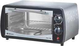 BAJAJ 10-Litre Oven Toaster Grill (OTG)(1000T, Black/Stainless Steel)