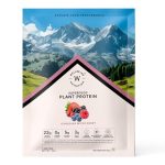 Wellbeing Nutrition Organic Vegan Plant Protein Isolate| 22g Protein, 5g BCAA, 3B CFU Probiotics, Digest Enzymes, 3g Fiber, 5 Alkalizing Greens| NO Bloating, Easy to Digest| Canadian Mixed Berry 32g Sachet