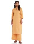 Amazon Brand – Myx Women Salwar Suit Set_MYX-AW23-SKD-05_Mustard Yellow_M