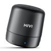 Mivi Play Bluetooth Speaker with 12 Hours Playtime. Wireless Speaker Made in India with Exceptional Sound Quality, Portable and Built in Mic-Black