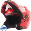 VEGA Crux Marvel Deadpool Motorbike Helmet(Red Black)