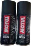 MOTUL CHAIN CLEAN C1 & CHAIN LUBE C2 MC CARE 150ML COMBO noko Coolant Blue(150 ml, Pack of 2)