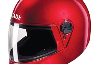 Studds JADE Full Face EPS Helmet (Cherry Red, L)