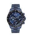 BOSS Hugo Contemporary Sport Analog Blue Dial Men’s Watch-1513758 Stainless Steel, Blue Strap