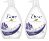 Dove Lavender & Chamomile Go Fresh Body Wash with Relaxing Floral Scent, 1L (Pack of 2)