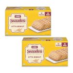 Unibic Swaadesi Atta Bakery Biscuits – No Maida, No Palm OilI Biskut Bakery Biscuits I 2 * 200g