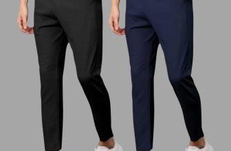 Rishi Traders Slim Fit Men Black, Blue Trousers