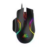 Ant Esports GM320 RGB Optical Wired Gaming Mouse | 8 Programmable Buttons | 12800 DPI I Ergonomic Design with Braided Cable – Black
